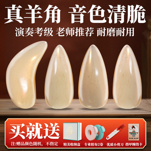 羊角古筝指甲专业演奏级指甲片