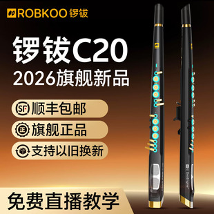 ROBKOO锣钹C20电吹管乐器官方中老年笛子置换以旧换新旗舰店