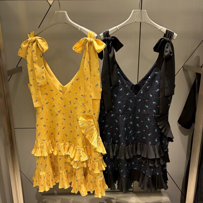 不退换COTA韩国 LUCKYCHOUETTE 2026春连衣裙 LFDA-S26220 6B11