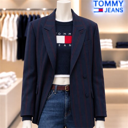 不退换COTA韩国代购TOMMYJEANS 26秋女外套 T32G7WJC41TWT1 6I28