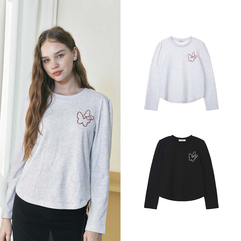 不退换全韩 MARILUZ 韩国代购 2025秋时尚T恤 ML1ATS05 5J28