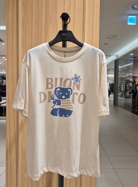 全韩百货 BENETTON 韩国代购2025秋 时尚T恤 BATSE1-541 5I12