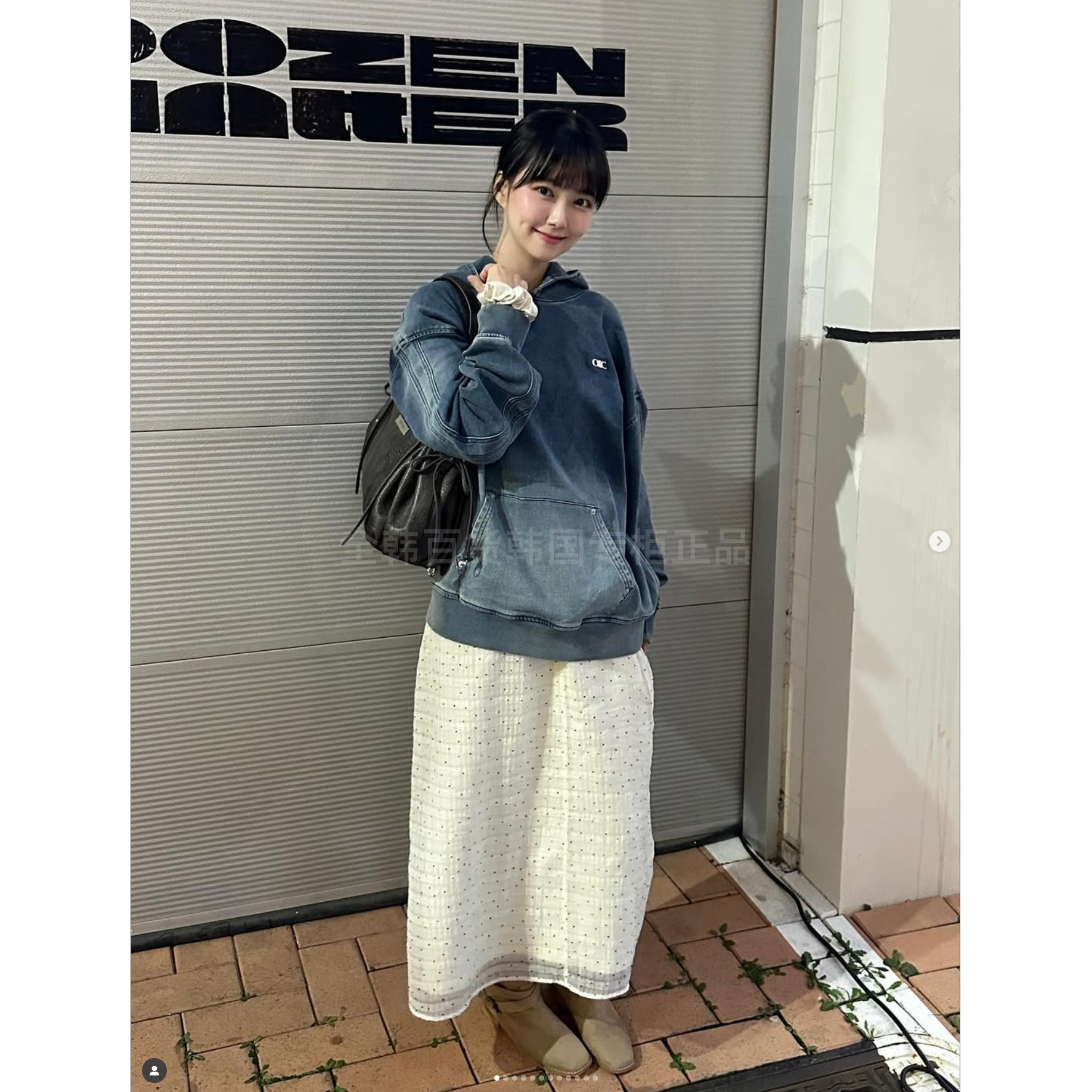 不退换全韩百货 OIC 韩国代购 2025秋 卫衣 OK3C10HD70 5J20