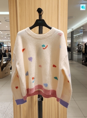 不退换COTA韩国代购BENETTON 2026春 毛针织衫 BAKP05-611 6A07