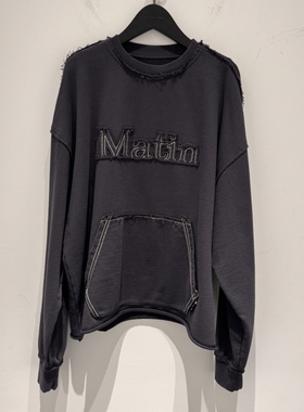 不退换COTA韩国代购 MATINKIM 2026春 卫衣 MK2600MT008M 6B04