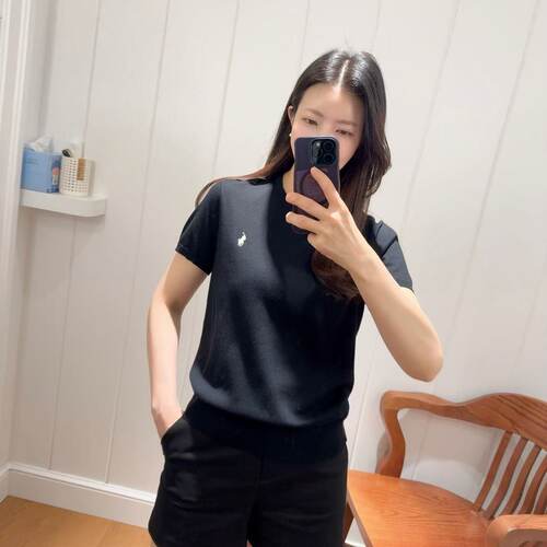 不退换POLORALPHLAURENLADY韩代26秋针织T恤 RL260915SNC04 6I16