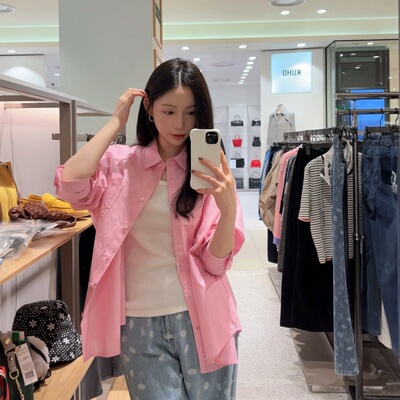 COTA韩国代购BENETTON 2026春衬衫 BABL93-631 6B26