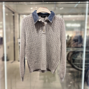 Z254KSK036 COTA韩国代购 休闲毛针织衫 2025冬 5L26 ZOOC