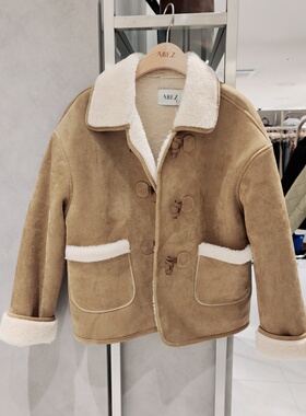 全韩百货 ABFZ 韩国代购 2025冬 时尚外套 AFA1HM01A 5K17