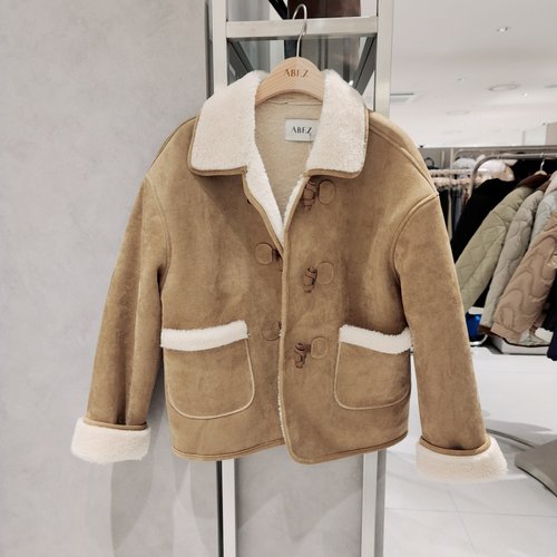 全韩百货 ABFZ 韩国代购 2025冬 时尚外套 AFA1HM01A 5K17