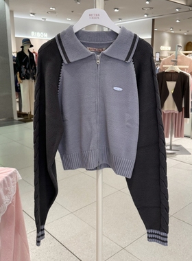 不退换全韩百货BITTERCELLS韩国代购25秋针织开衫 B252KT05 5I13