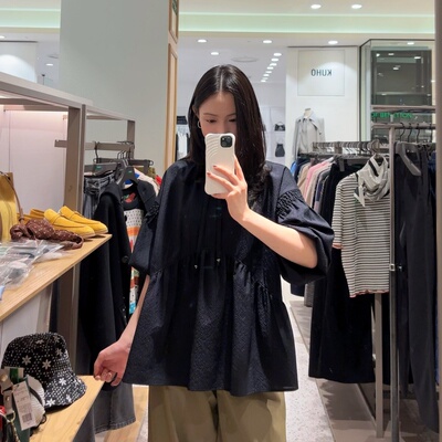 COTA韩国代购 BENETTON 2026春 时尚衬衫 BABL10-611 6B23