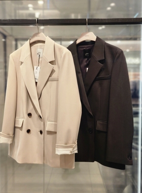 COTA韩国代购 ZOOC 2026春 时尚西装外套 Z261MSF017 6B14