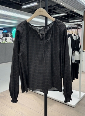 不退换全韩 DEPOUND 韩国代购2025秋衬衫 DP2578BL003M 5J25