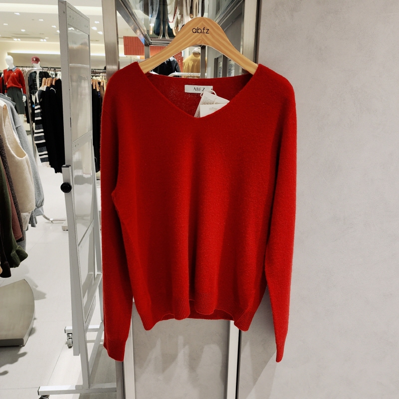 全韩百货 ABFZ 韩国代购 2025秋 时尚针织衫 AFZ4HW46K 5J21