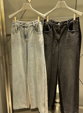 不退换COTA韩国代购LUCKYCHOUETTE 2025冬牛仔裤LFPD-X26150 5L31