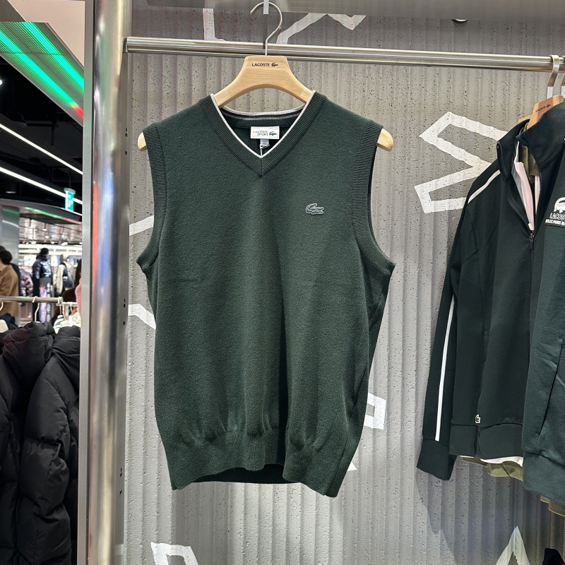 不退换全韩百货LACOSTESPORT韩代2025冬马夹 AH714E-55N 5K22