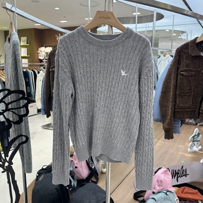 不退换全韩 MARKGONZALES 韩国代购25冬毛针织衫 Z254WKT560 5L18