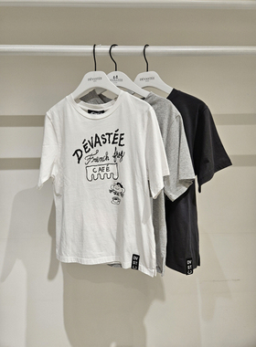 不退换全韩百货 DEVASTEE 韩国代购2025秋T恤 DSFDVTP11 5H27