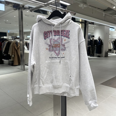 不退换全韩百货CITYBREEZE韩代2025冬 休闲卫衣 CUG4SW04 5L06