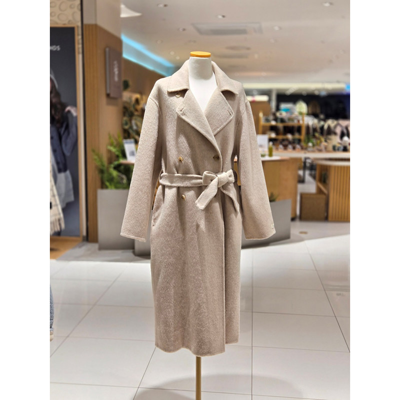 不退换全韩百货PAPRIKA韩国代购25冬时尚毛呢外套 SK4HMA07 5L15