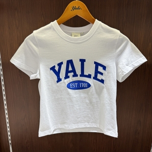 YALE YFM1SS205S 2026春 女T恤 6C25 时尚 不退换COTA韩国代购