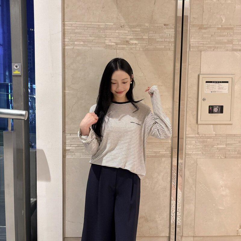 【小恩推荐】不退换韩代LUCKYCHOUETTE 26夏T恤 LFTA-X26640 6E30