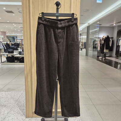 全韩百货 BENETTON 韩国代购 2025冬 休闲长裤 BAPT91-611 5L02