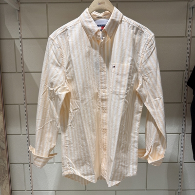 不退换COTA韩国代购TOMMYJEANS2026春男衬衫 T32G1WSH12TMT1 6C16