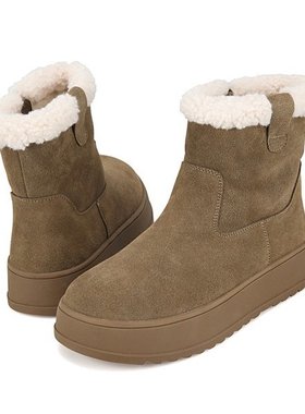 不退换全韩百货BABARA韩国代购26春休闲雪地靴BBI879 6A21