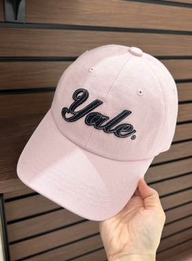 不退换COTA韩国代购YALE 2025冬休闲棒球帽 YFX2CA304A 6A01