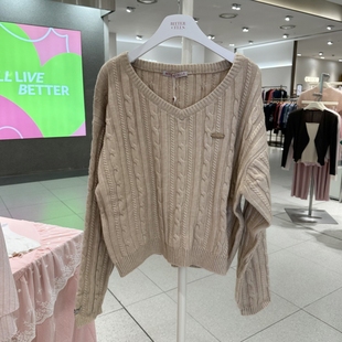 不退换全韩百货BITTERCELLS韩国代购25秋针织衫 B247KT04 5I13