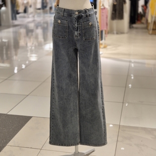 NEWYORK 韩国代购 2025秋牛仔裤 5I03 全韩百货 VB9DP10 VISIT