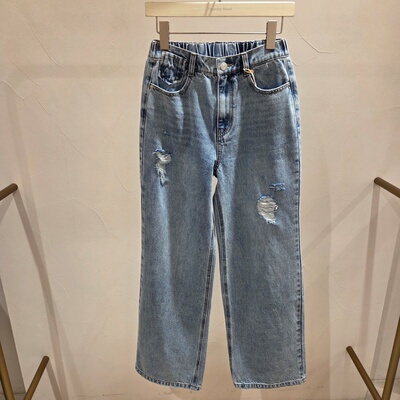 不退换COTA韩代THURSDAYISLAND 2026春牛仔长裤 T262MJE135W 6B27