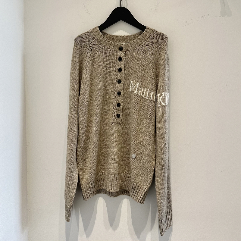不退换全韩百货MATINKIM韩国代购25冬针织衫 MK259OPO029M 5K17