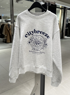 不退换全韩百货CITYBREEZE韩代2025冬 休闲卫衣 CUH1SW01 5L06