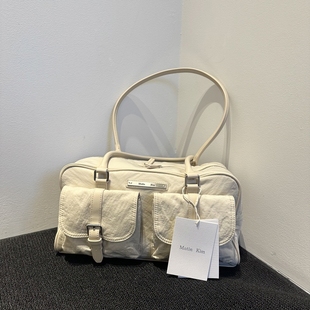 不退换全韩百货MATINKIM韩代2025冬女男休闲包 5L03 MK2577BG069M