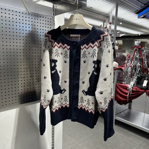 不退换全韩百货BITTERCELLS韩国代购25秋针织开衫 B256KT03 5I13