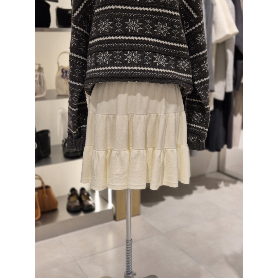 全韩百货 LAP 韩国代购 2025冬 百搭半身裙 AR4WSB22 5K24