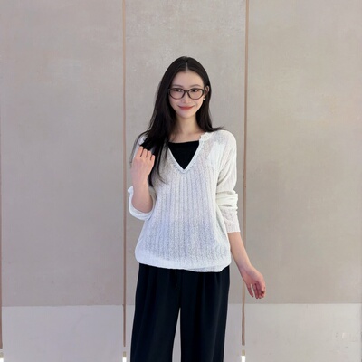 【小恩推荐】韩代 VISITINNEWYORK 2026春 毛针织衫 VC3LK60 6B22
