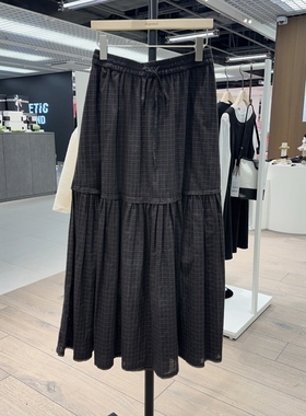 不退换全韩 DEPOUND 韩国代购2025秋 半身裙 DP2578SK002M 5J25