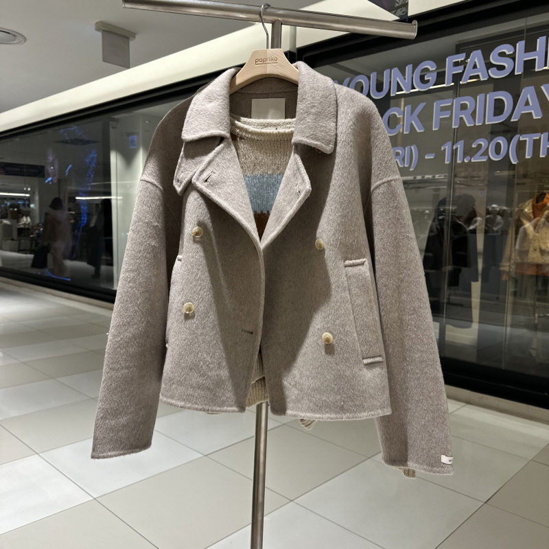 全韩百货 PAPRIKA 韩国代购 2025冬 百搭外套 SK4GMB01 5K19