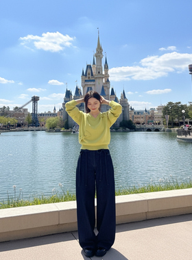 【小恩推荐】不退换全韩LUCKYCHOUETTE秋牛仔裤LFPD-W25225 5I18