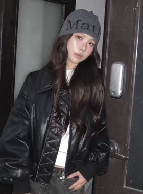 不退换全韩 MATINKIM韩国代购2025冬针织帽 MK259OBN011M 5K04