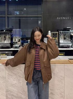 【小恩推荐】不退换LUCKYCHOUETTE韩代25秋外套 LFUA-W25200 5I18