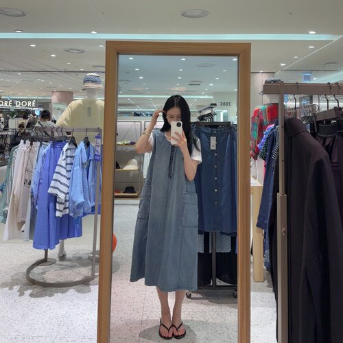 不退换 COTA 韩国代购 BENETTON 26夏 连衣裙 BAOP58-631 6F06