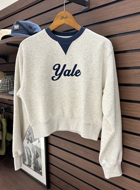 不退不换COTA韩国代购 YALE 2025冬百搭卫衣 YFS1CR202A 5L26