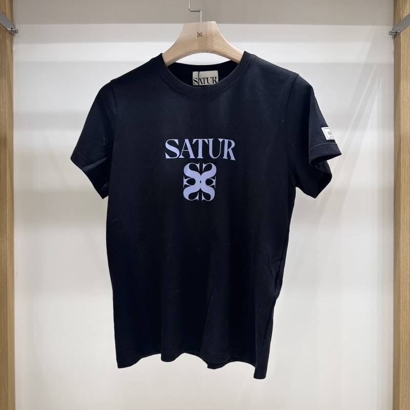 不退换全韩百货SATUR韩国代购 2025秋 休闲T恤 SA252WTS05 5J10