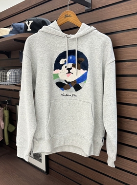 不退换COTA韩国代购YALE 2025冬休闲卫衣 YEF1HD330A(SA) 6A01