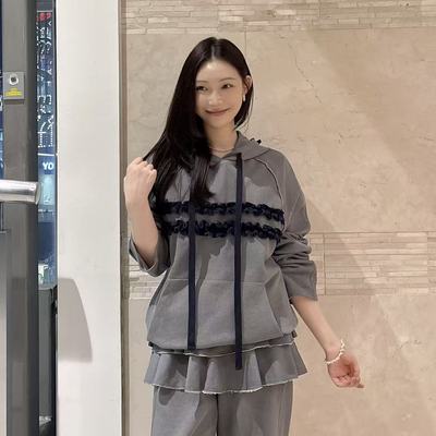 【小恩推荐】不退换LUCKYCHOUETTE韩代25冬卫衣 LFTA-W25460 5K27